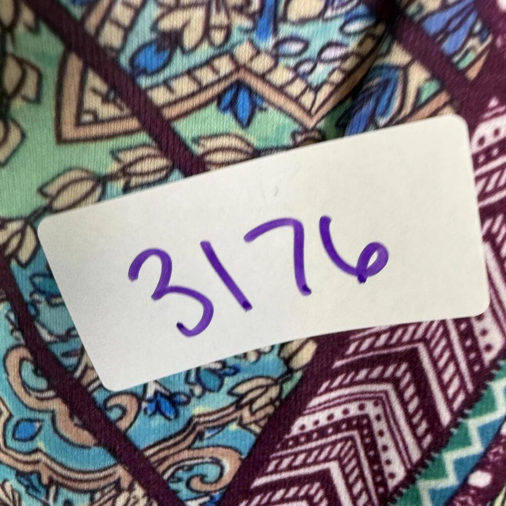 PrAna Racerback Dress Shelf Bra Purple Floral Paisley Size Small Bright Vibrant - Picture 7 of 7
